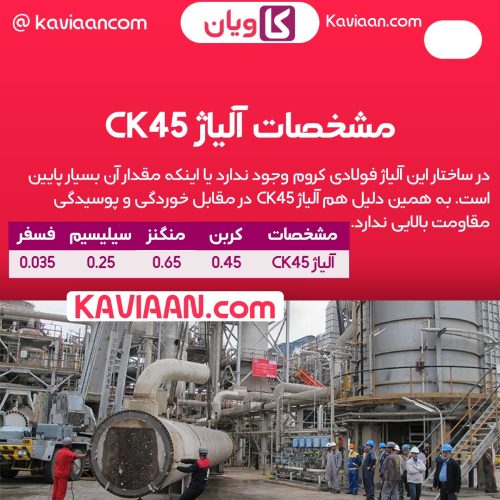 مشخصات آلیاژ CK45